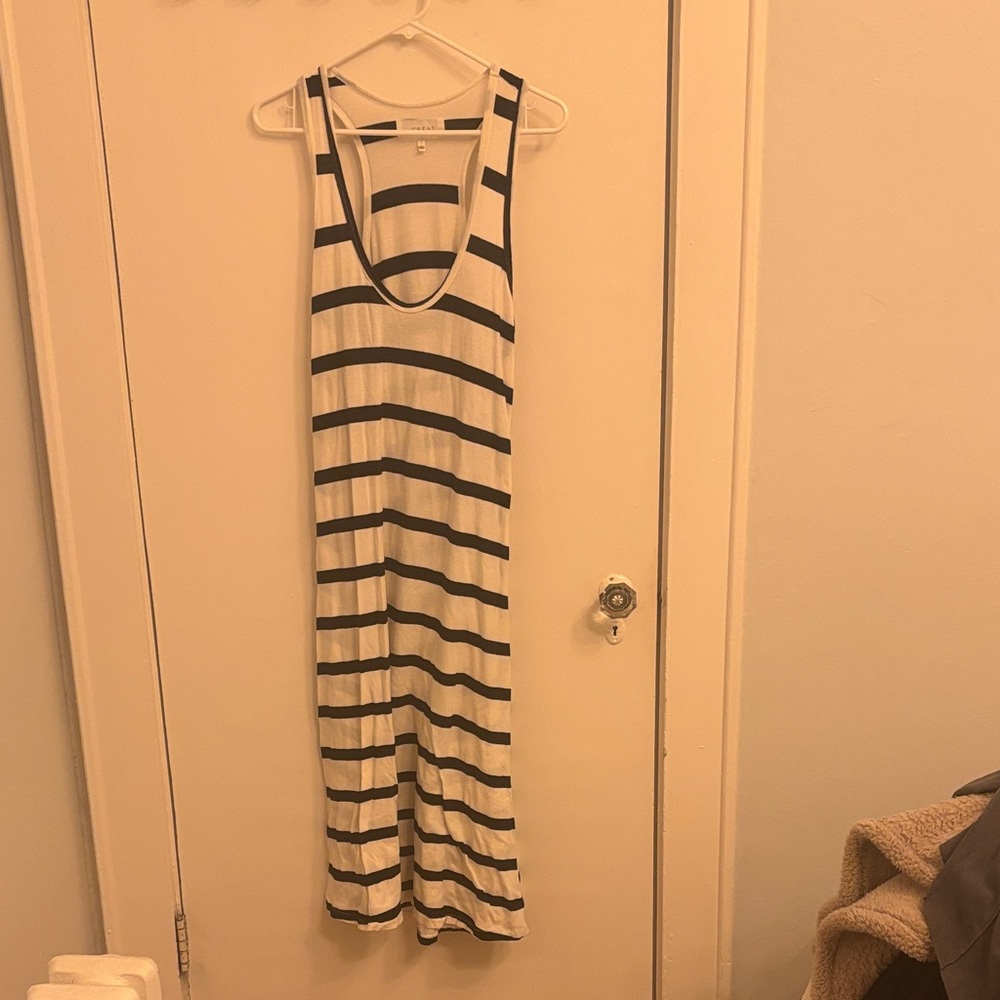 The Great Scoopneck Racerback Dress